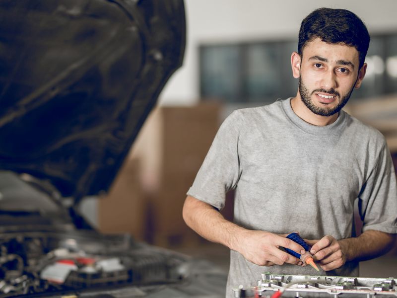 Car mechanic navigation & audio specialist