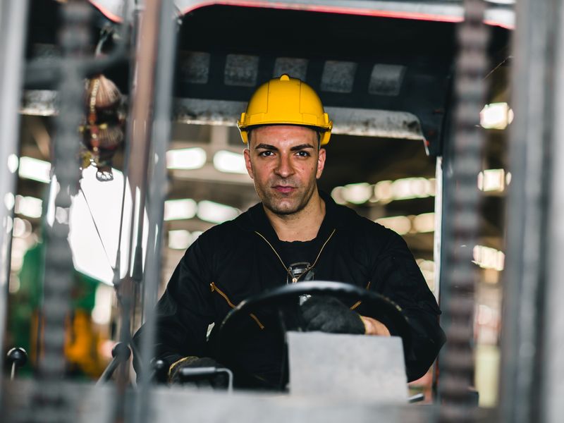 Forklift driver